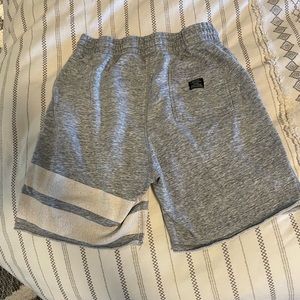 H&M sweat shorts!  Mens light gray and white!